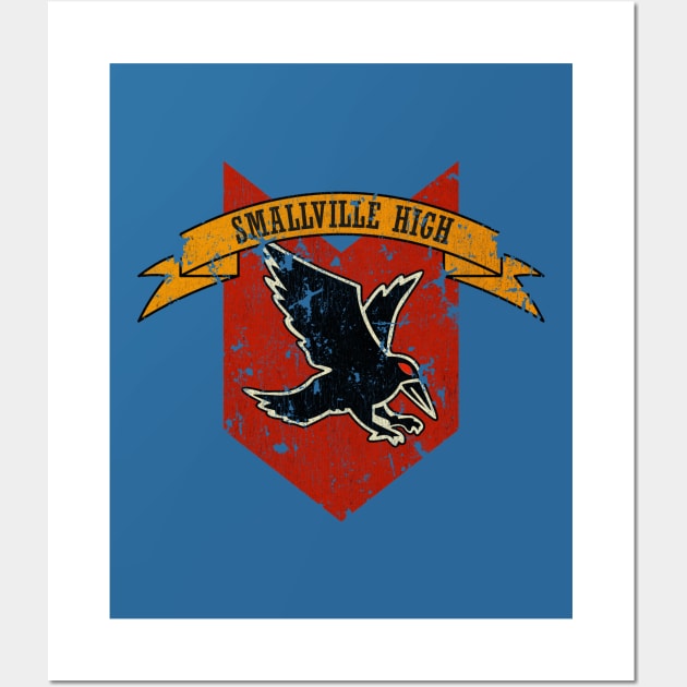 Smallville Crows High School Crest Wall Art by JCD666